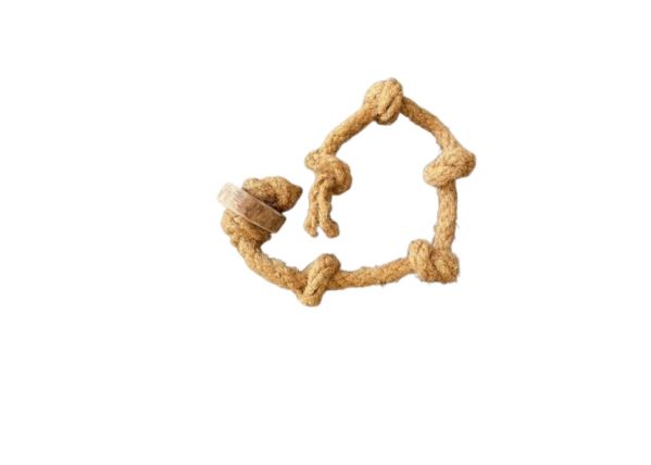 Coir and Coffee Wood Natural Ragger Rope